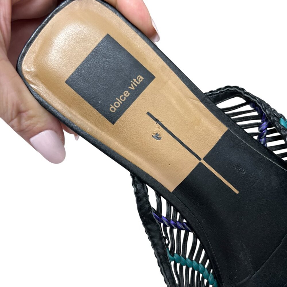 Dolce Vita Baez Woven Womens Slip On Mule flats sandals Size 8.5 - Picture 5 of 8